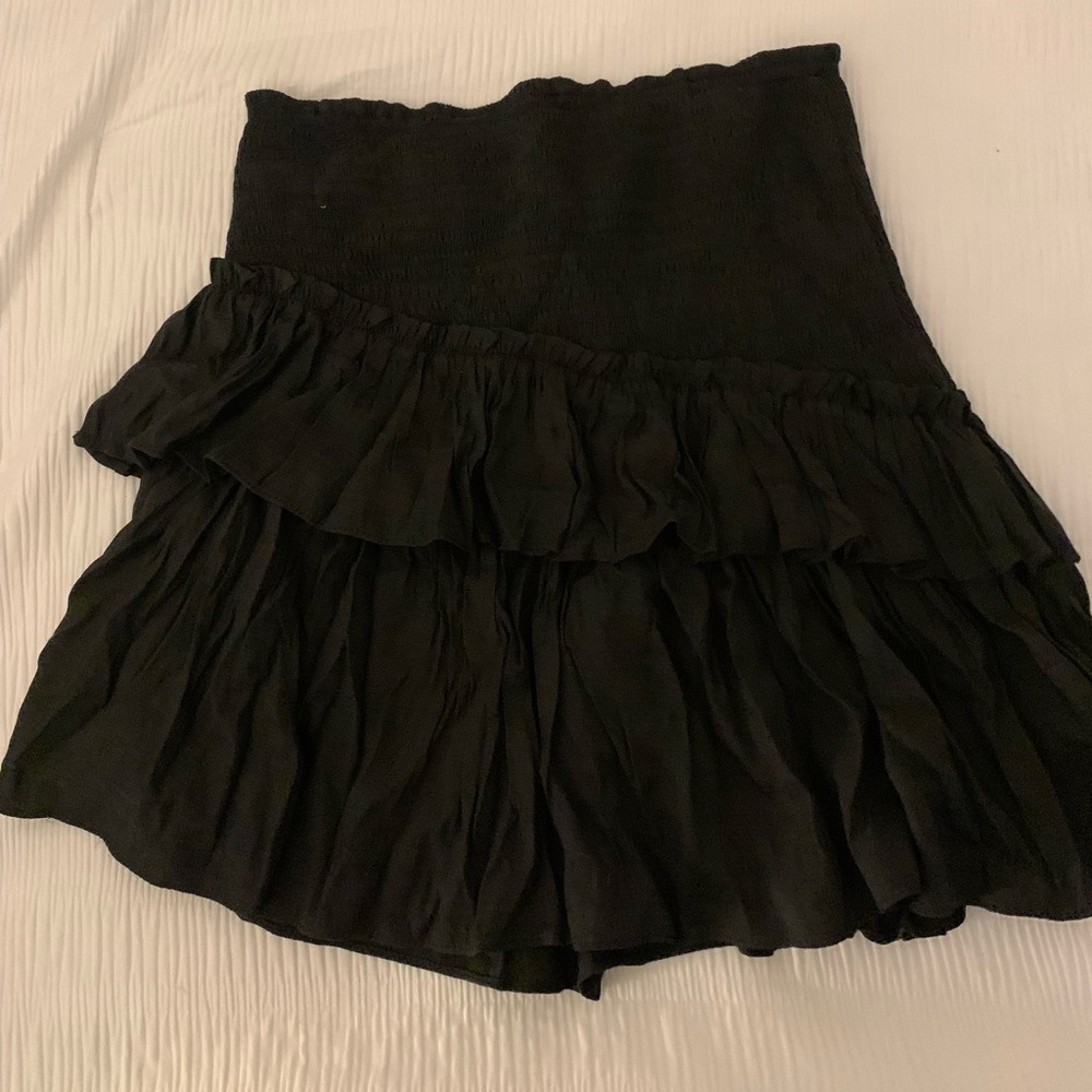 South Moon Under Black Ruffle Skirt Size M NEVER WORN